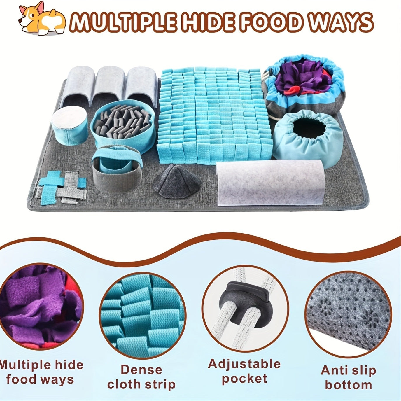 Interactive Snuffle Mat for Dogs-4
