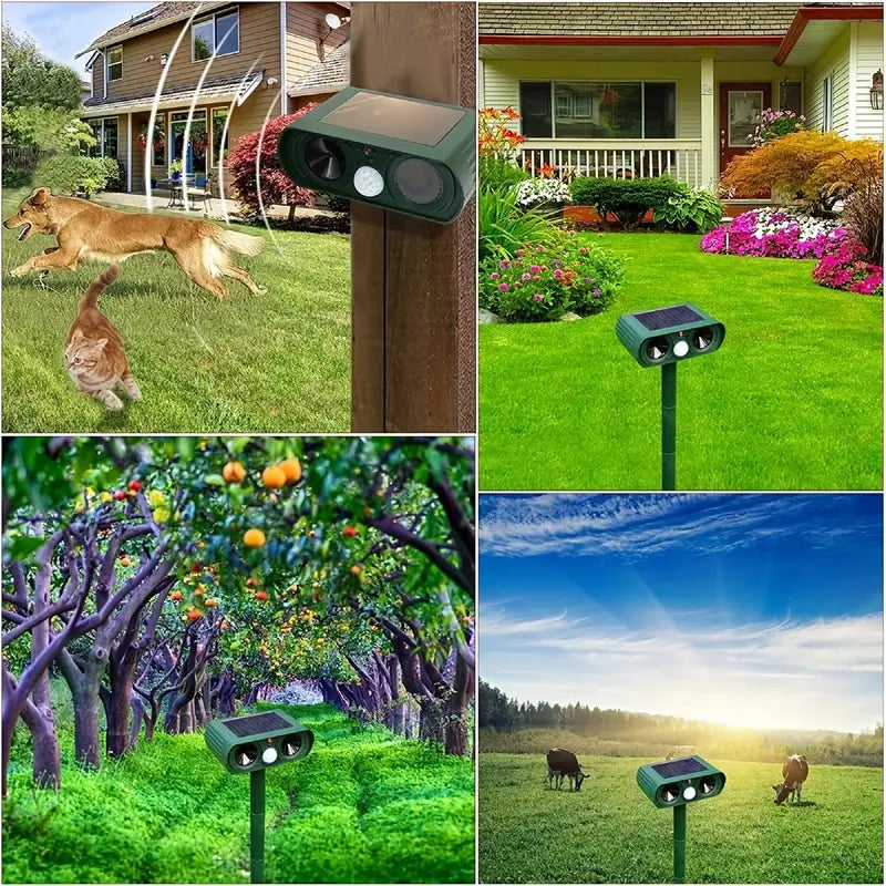 Emerald Solar Ultrasonic Animal Repellent-4