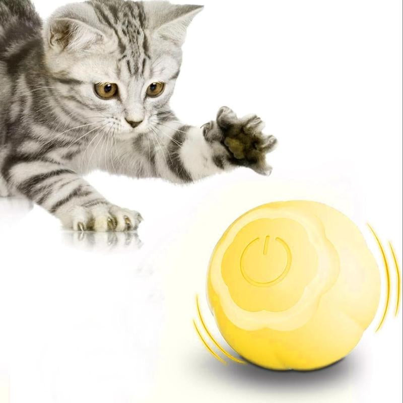 USB Rechargeable Toy Ball, Automatic Cat Toy Power Ball, Indoor Cat Toy, Pet Supplies for Cat