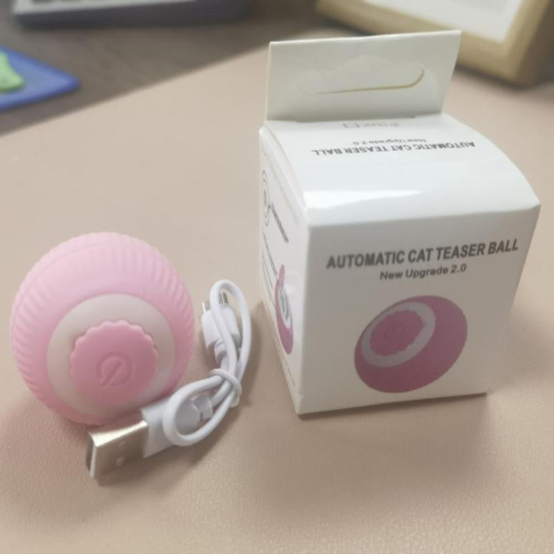 USB Rechargeable Toy Ball, Automatic Cat Toy Power Ball, Indoor Cat Toy, Pet Supplies for Cat