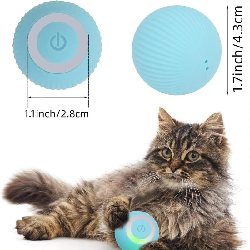 USB Rechargeable Toy Ball, Automatic Cat Toy Power Ball, Indoor Cat Toy, Pet Supplies for Cat
