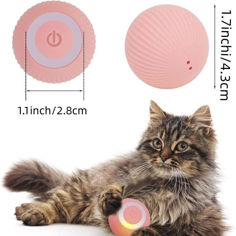 USB Rechargeable Toy Ball, Automatic Cat Toy Power Ball, Indoor Cat Toy, Pet Supplies for Cat