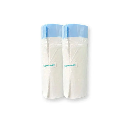 Tonepie Self-Cleaning Cat Litter Box Drawstring Poop Bags - 2 Rolls of Durable Garbage Bags for Effortless Cleanup