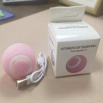 USB Rechargeable Toy Ball, Automatic Cat Toy Power Ball, Indoor Cat Toy, Pet Supplies for Cat