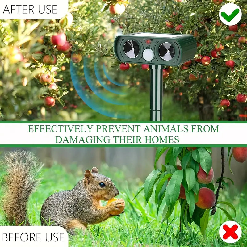 Emerald Solar Ultrasonic Animal Repellent-3