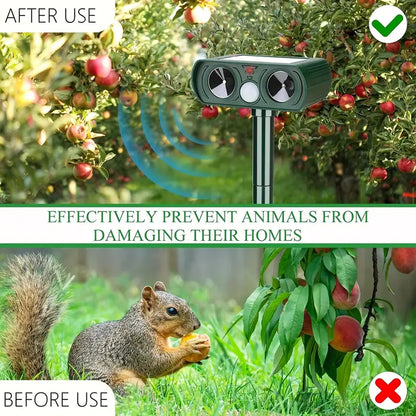 Emerald Solar Ultrasonic Animal Repellent-3