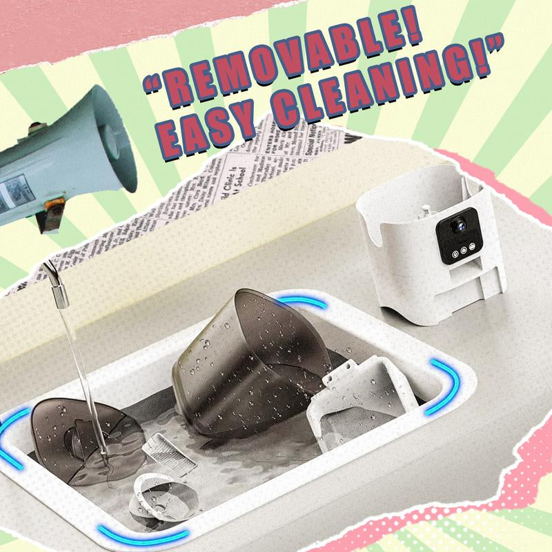 Automatic Cat Feeder , Networked Automatic Pet Feeder with Freshness Function, 6L Timed Cat Feeder with Low Food Sensor, Pet Supplies Automatic Pet
