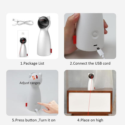 Automatic Cat Laser Toy Interactive Cat Toys