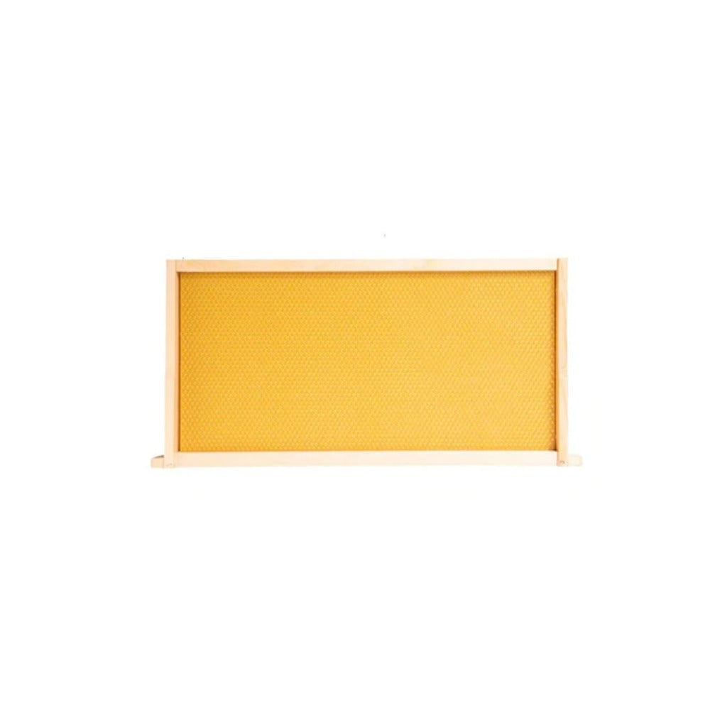 100 X Beehive Premium Assembled Full Depth Frames NZ Pine Wood With Plastic Foundation Sheet-0