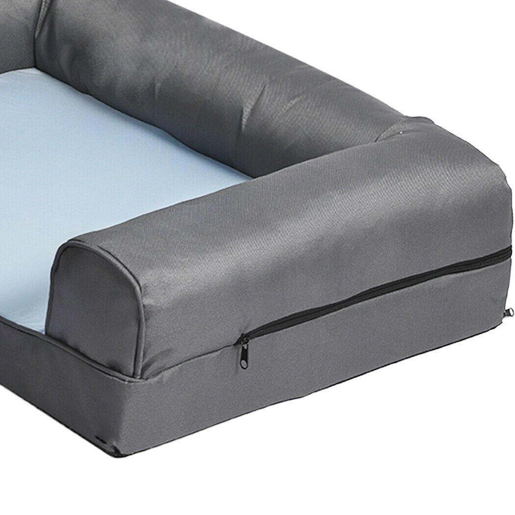 Summer Cooling Insect Prevention Dog Bed Sofa - Grey-2