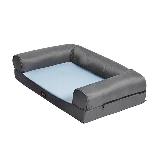 Summer Cooling Insect Prevention Dog Bed Sofa - Grey-0